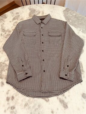 Men’s Former Button Down Houndstooth Shirt